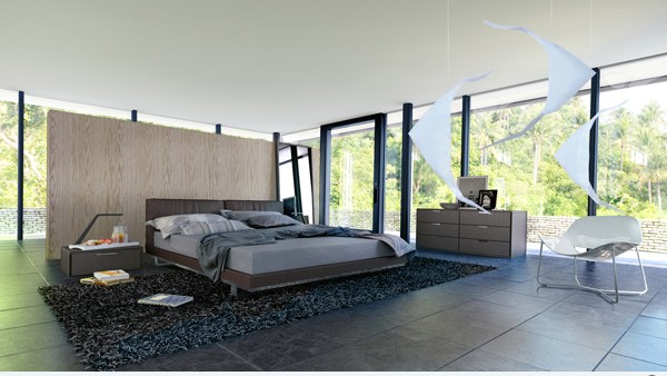 Thiết kế thư thái cho phòng ngủ châu âu