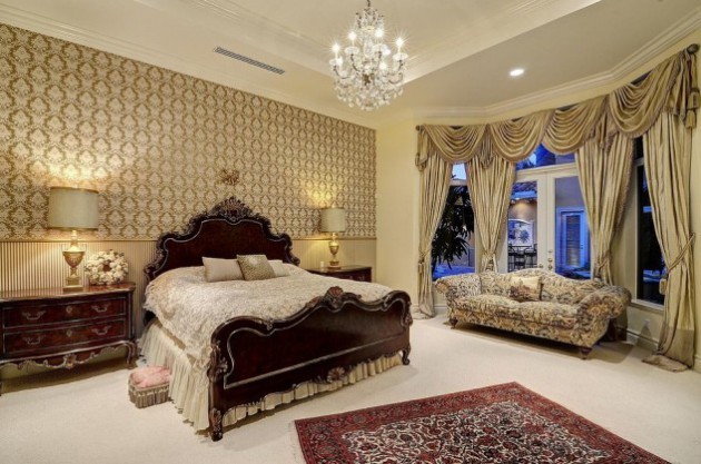 Xa hoa với phòng ngủ phong cách Pháp