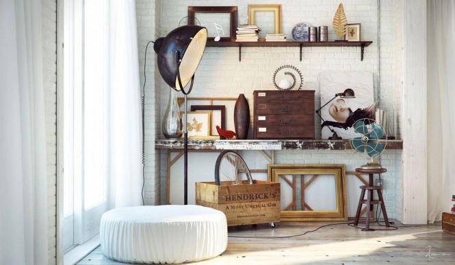 Hai mẫu thiết kế phòng ngủ với phụ kiện độc đáo