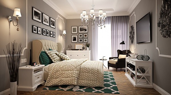 Phòng ngủ đương đại thanh lịch