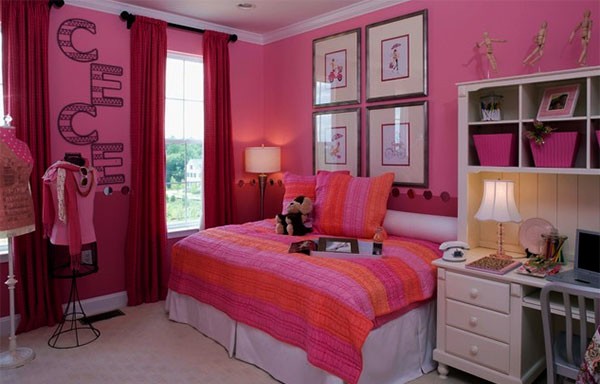 Phòng ngủ dễ thương cho bạn gái