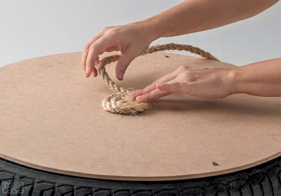 Biến chiếc lốp cũ thành chiếc ghế độc đáo