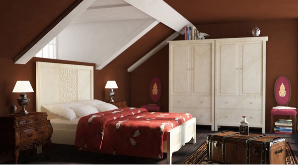 Thiết kế phòng ngủ phong cách đồng quê