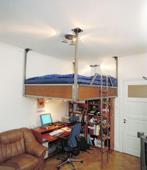 Giường trần ấn tượng cho không gian nhỏ