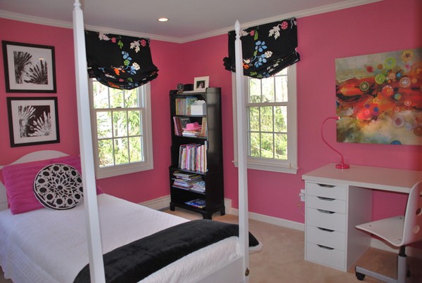 Sự kết hợp giữa gam hồng và đen