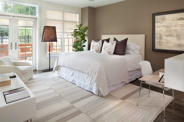 Ga trải giường trắng tinh tế