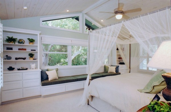 Ga trải giường trắng tinh tế