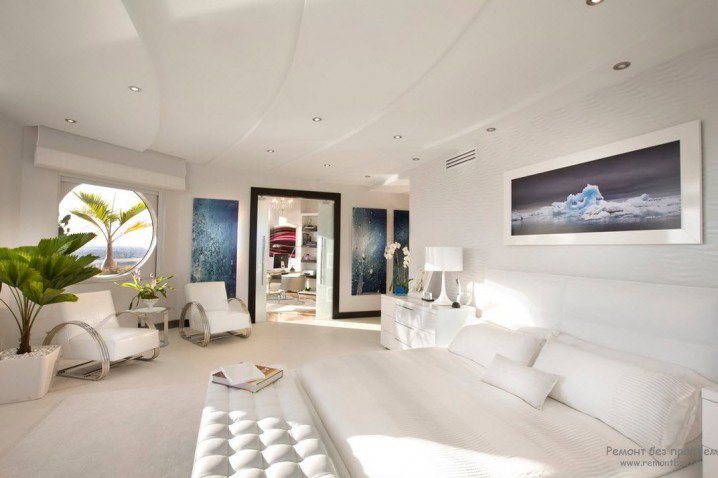 Trang trí phòng ngủ với ghế tựa lịch lãm