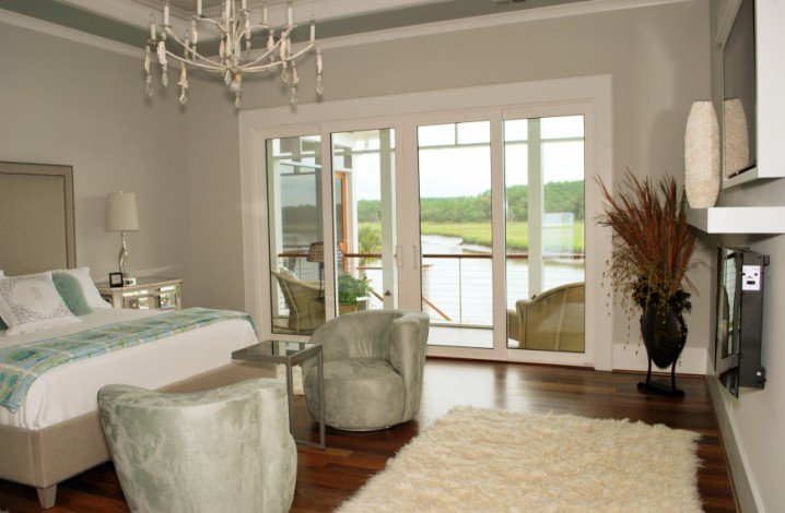 Trang trí phòng ngủ với ghế tựa lịch lãm