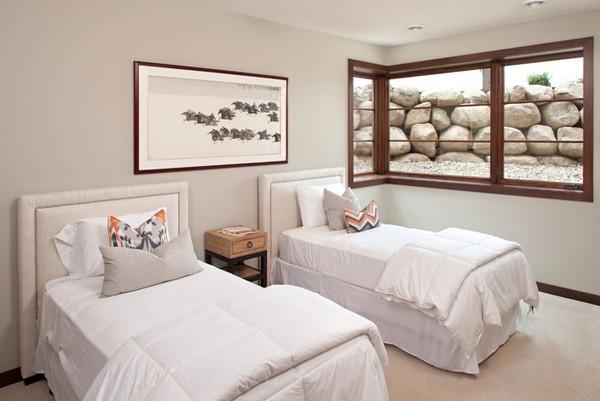 Ga trải giường trắng tinh tế