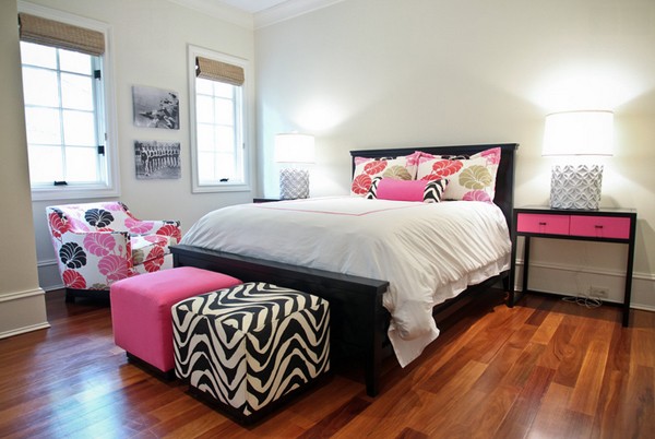 Sự kết hợp giữa gam hồng và đen