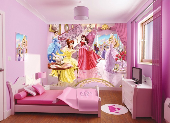 Phòng ngủ với chủ đề công chúa