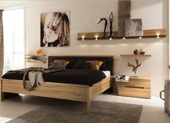 Phòng ngủ với thiết kế gỗ